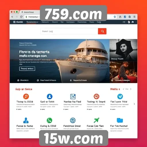 Funcionalidades e ferramentas do site 759.com